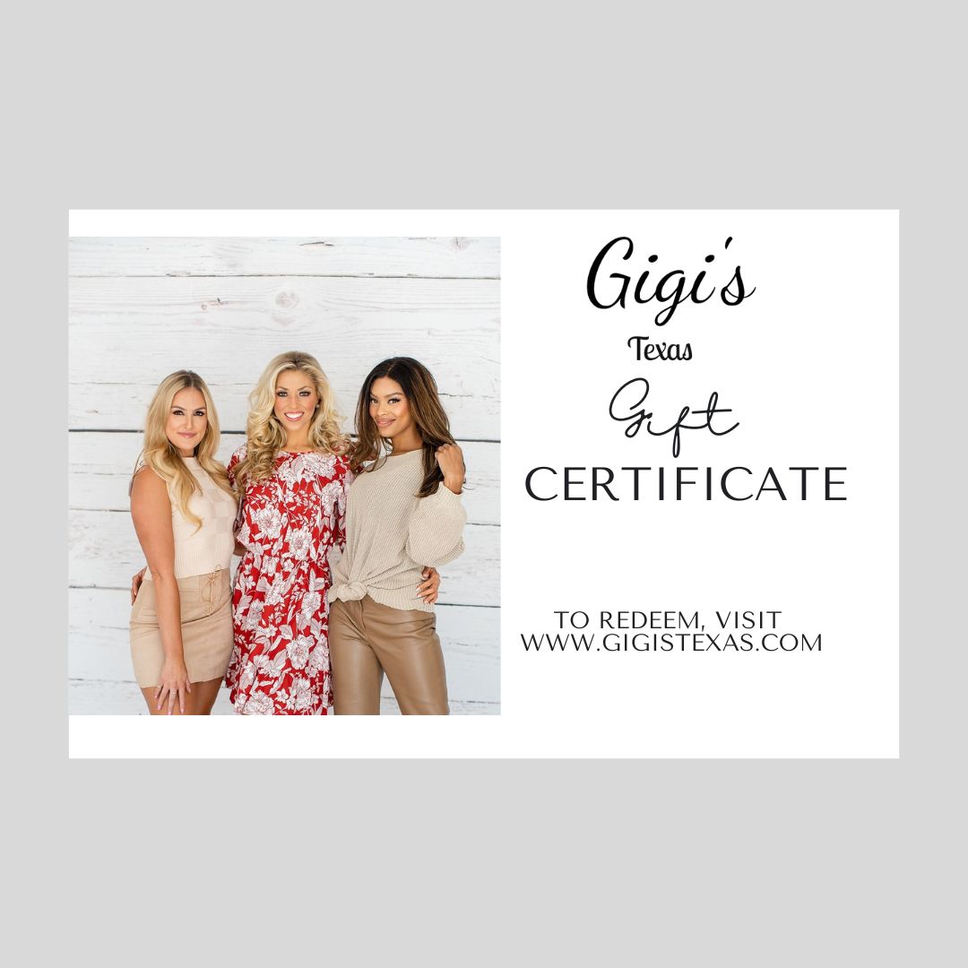Gigi's E-Gift Cards