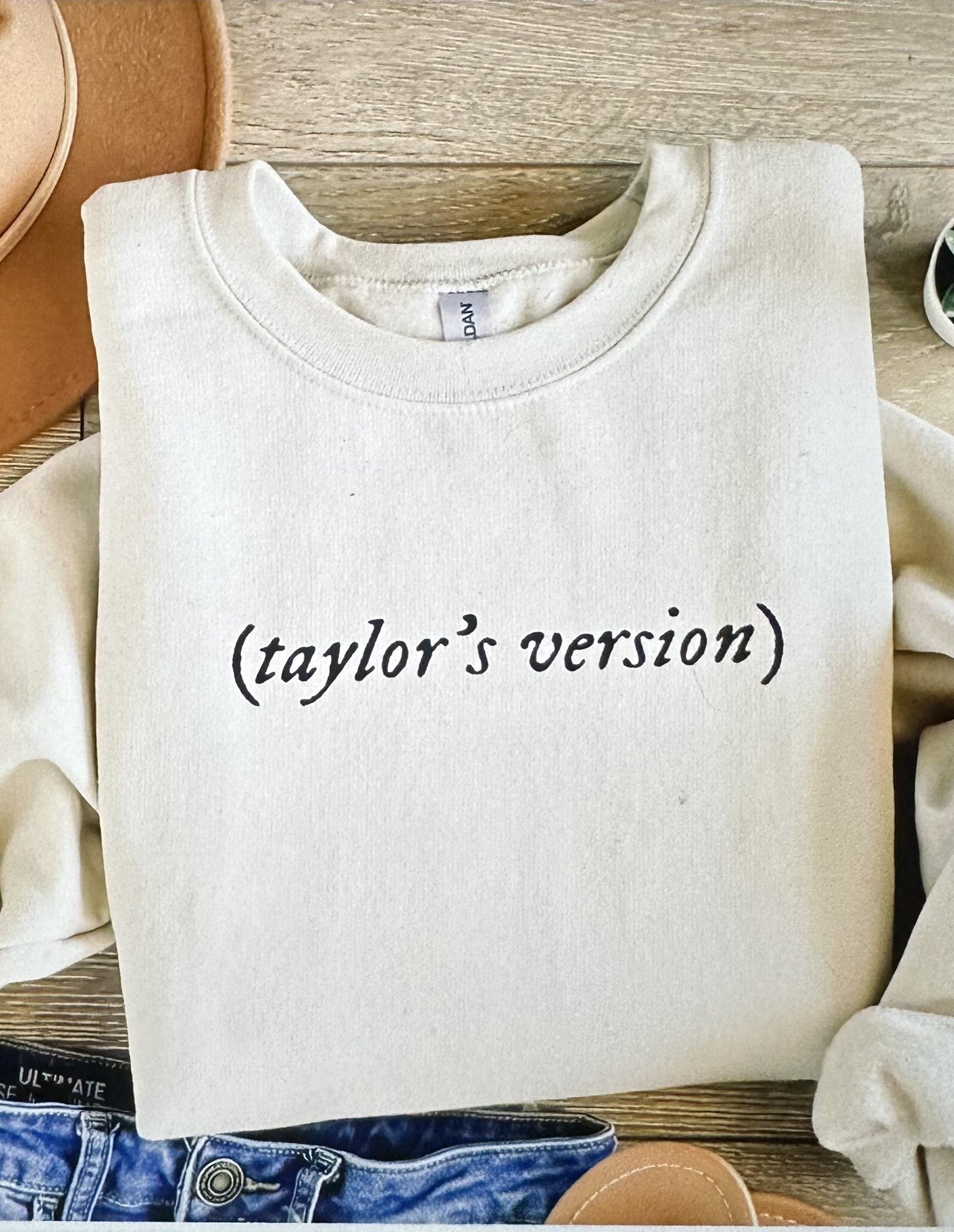 Taylor's Version Sweatshirt- Sand